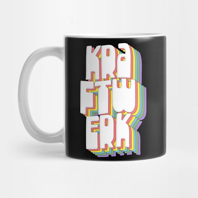 Kraftwerk // Retro Typography Design by DankFutura